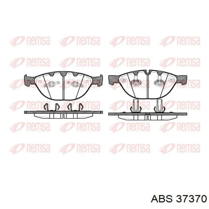 Колодки ABS 37370 цена, от 55.21 USD