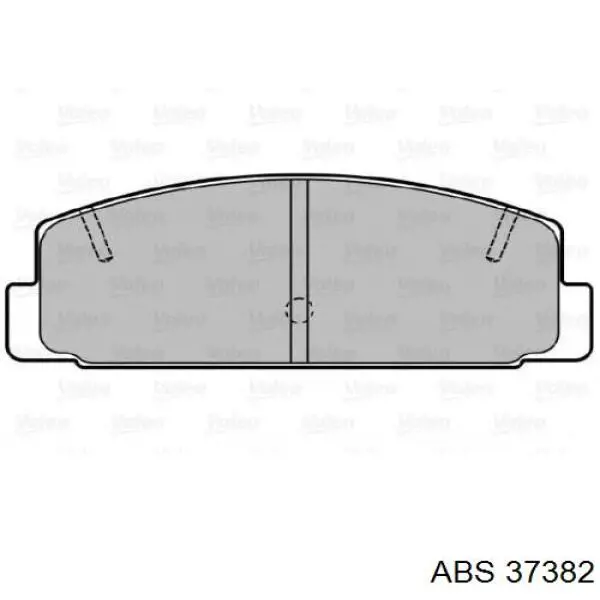 Задние дисковые колодки ABS 37382