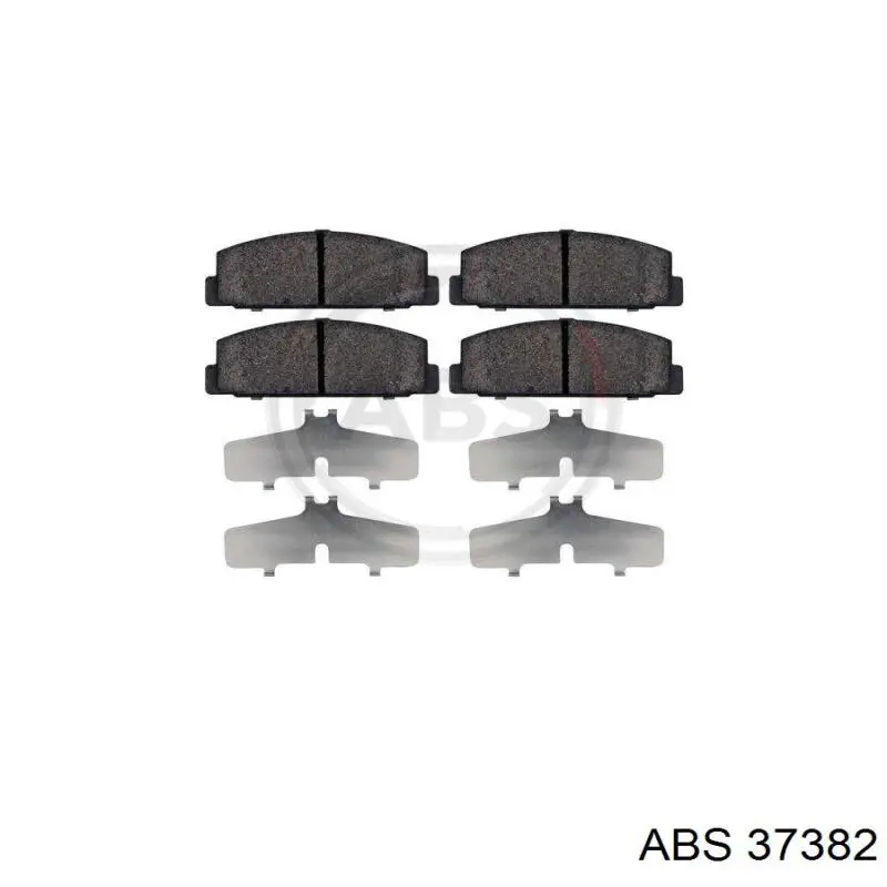 Pastillas de freno traseras 37382 ABS