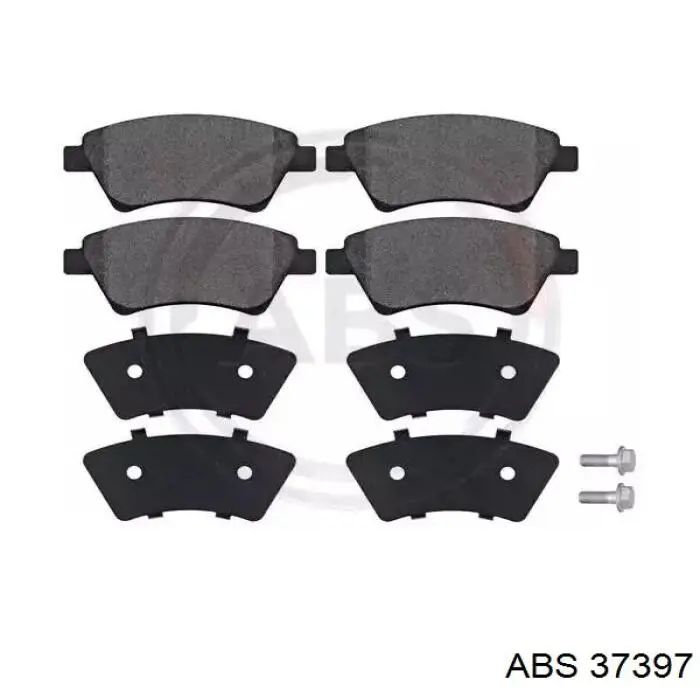 37397 ABS колодки тормозные передние дисковые