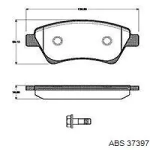 Купить 37397 ABS Колодки тормозные