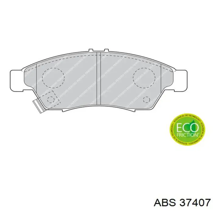 Колодки ABS 37407 цена, от 22.72 USD