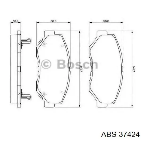Колодки ABS 37424 цена, от 19.07 USD