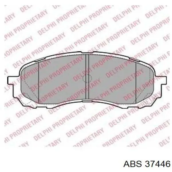 Купить 37446 ABS Колодки тормозные
