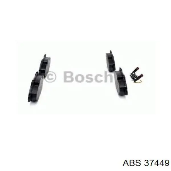 Передние тормозные колодки 37449 ABS