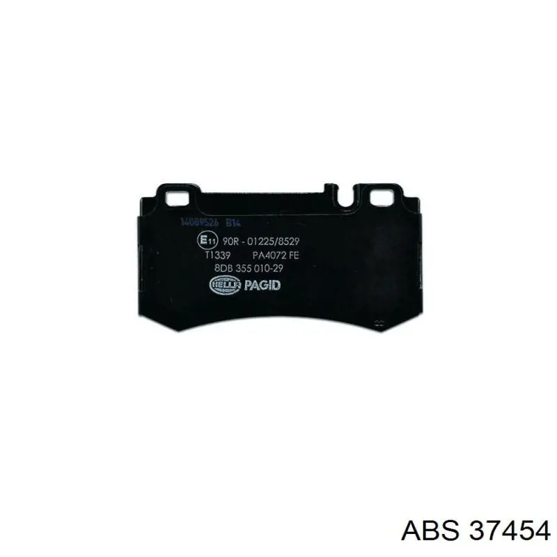 Задние дисковые колодки ABS 37454