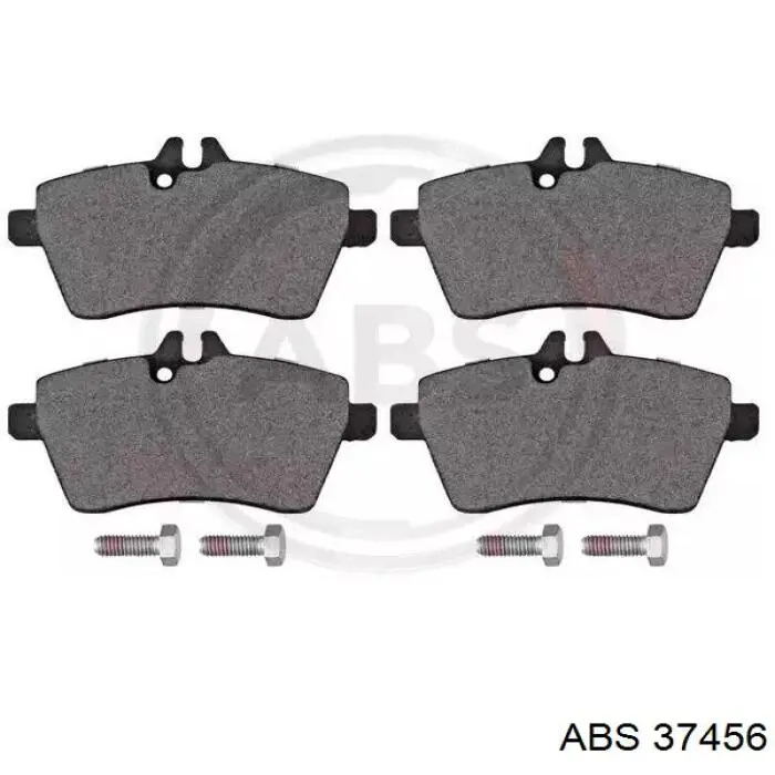37456 ABS колодки тормозные передние дисковые