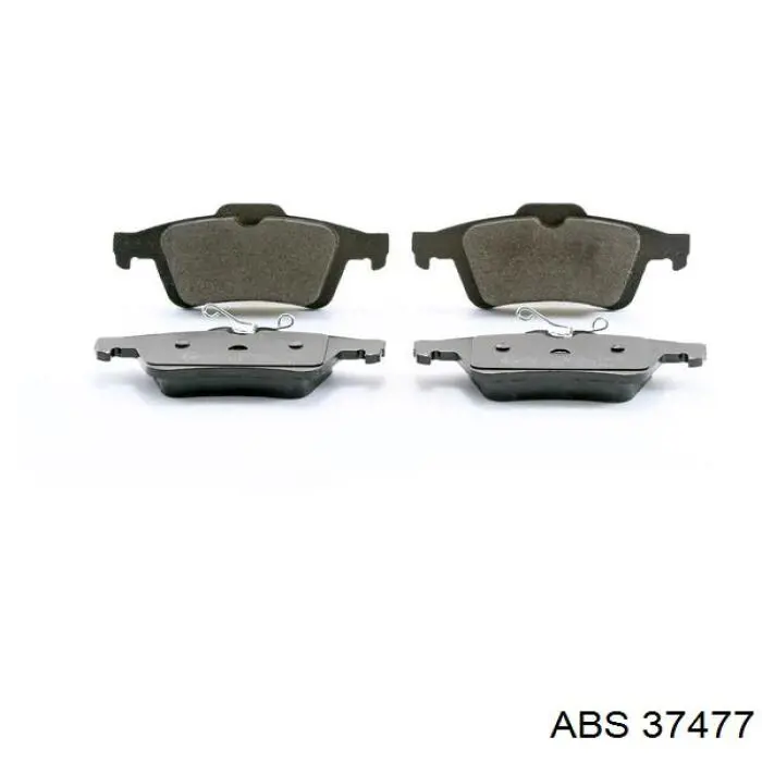 Купить 37477 ABS Колодки тормозные задние, дисковые
