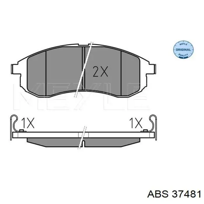 Колодки ABS 37481 цена, от 20.66 USD