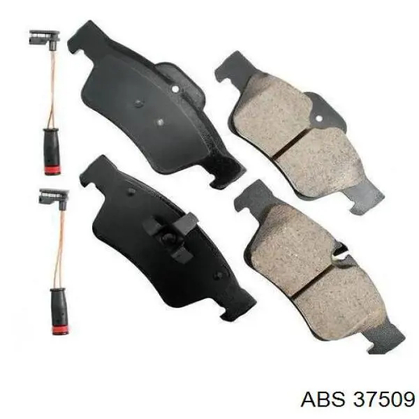 Купить 37509 ABS Колодки тормозные задние, дисковые