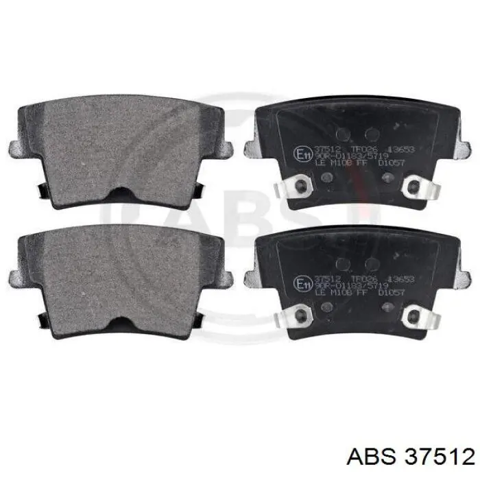 Колодки дисковые  ABS 37512 цена, от 14.87 USD
