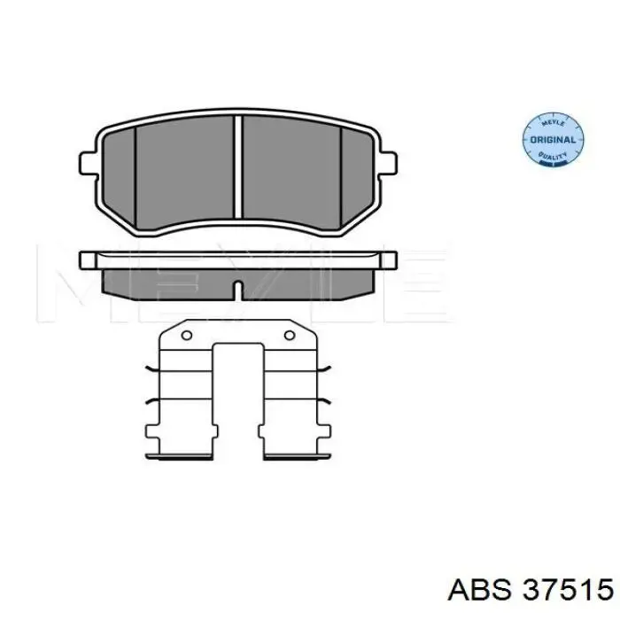 Колодки дисковые  ABS 37515 цена, от 10.35 USD