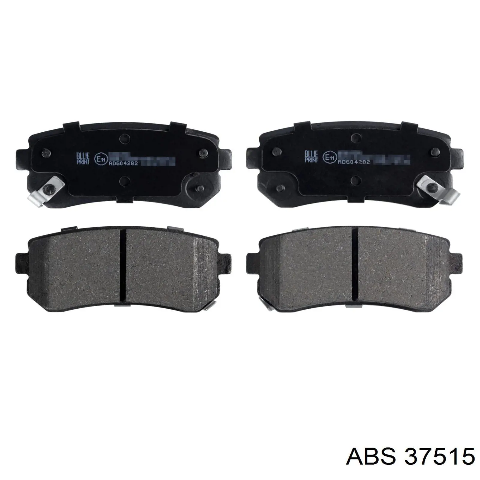 37515 ABS Колодки тормозные дисковые комплект