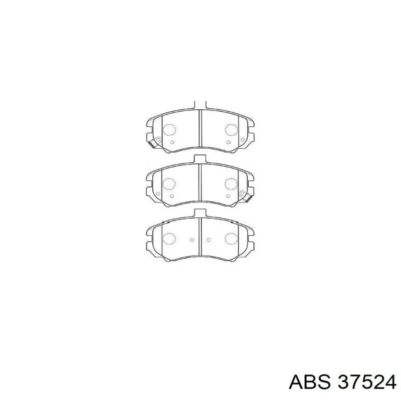 Колодки ABS 37524 цена, от 16.92 USD