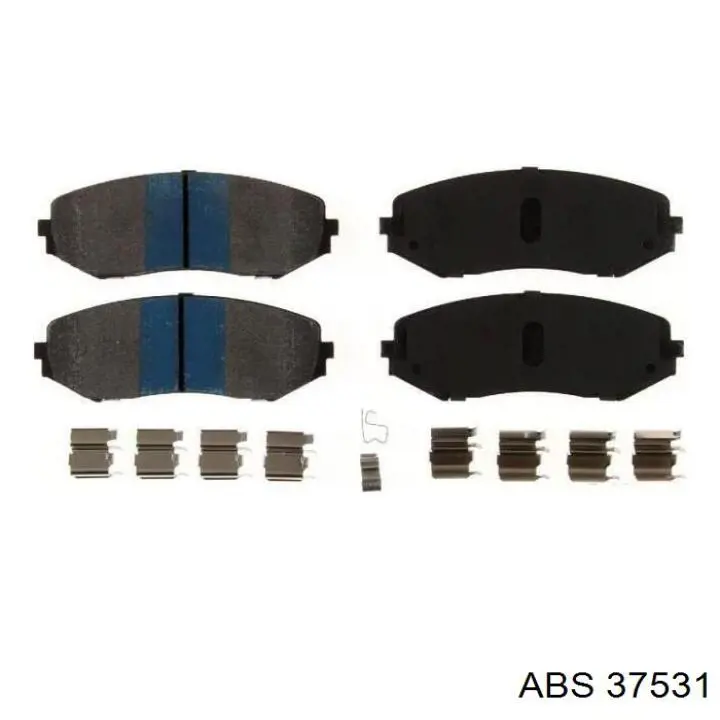 Передние тормозные колодки 37531 ABS
