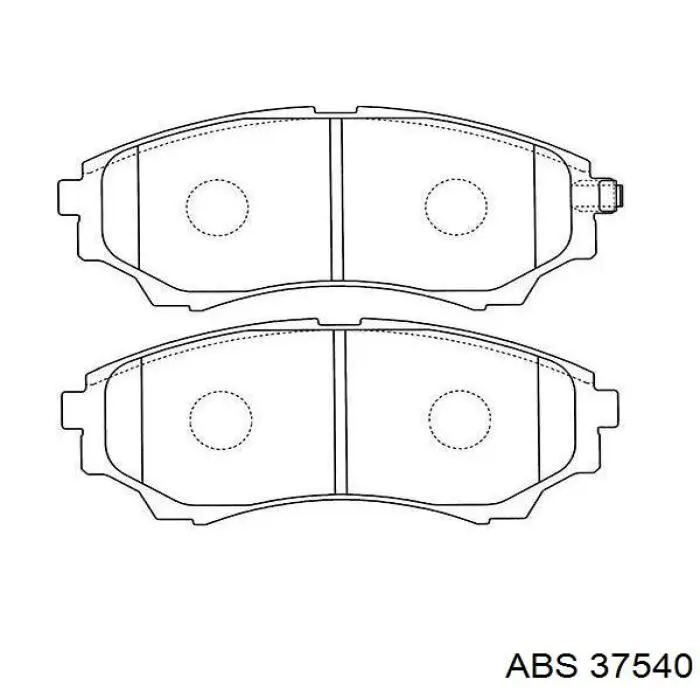 Колодки ABS 37540 цена, от 26.72 USD
