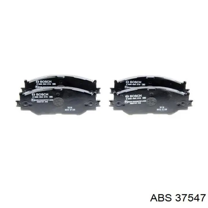 Купить 37547 ABS Колодки тормозные