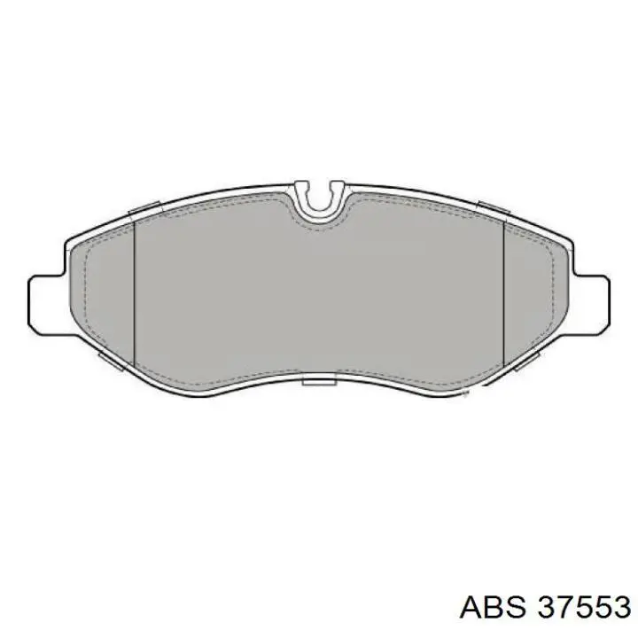 Тормозные колодки ABS 37553