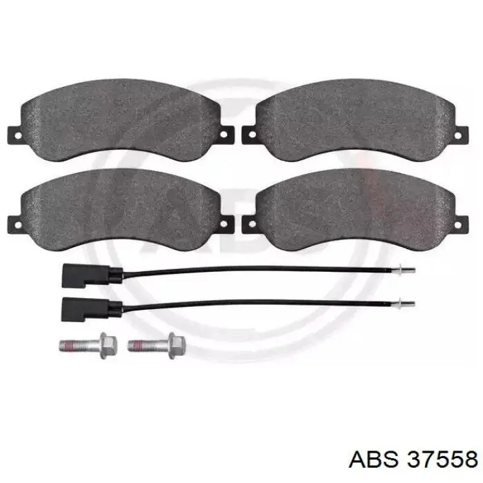 37558 ABS колодки тормозные передние дисковые