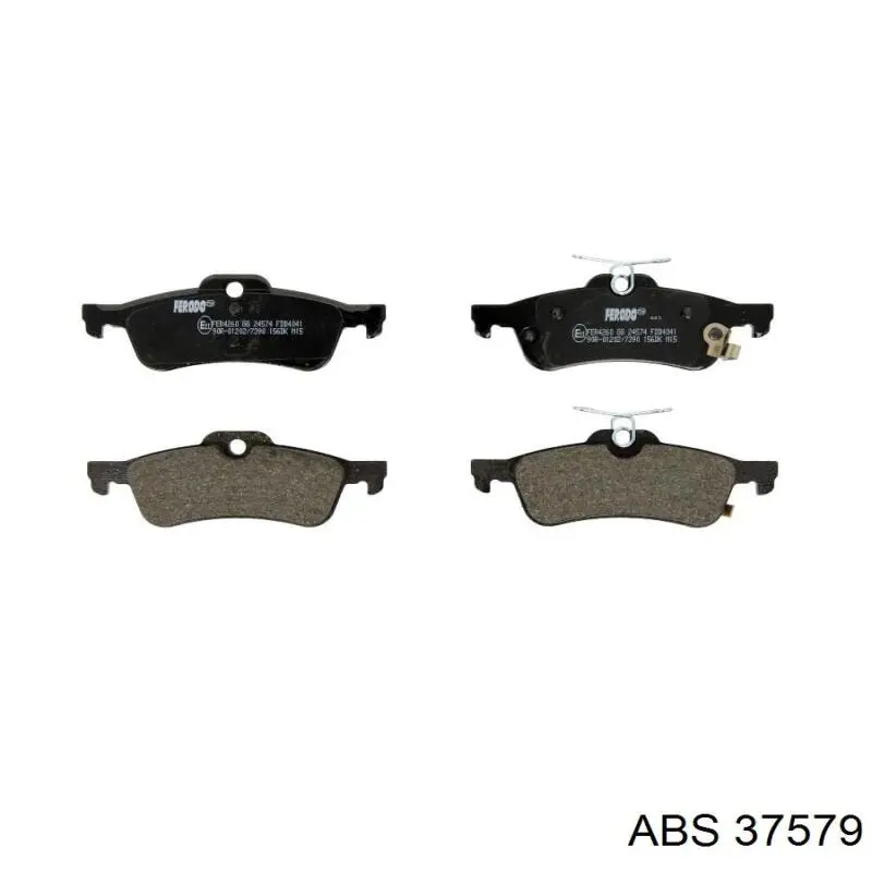 Купить 37579 ABS Колодки тормозные задние, дисковые
