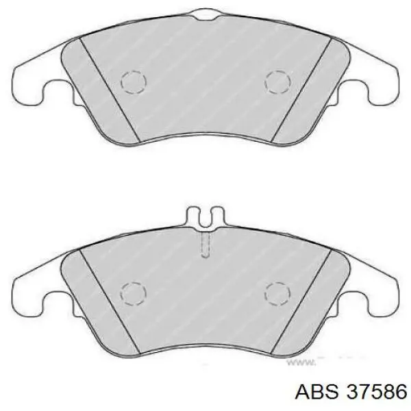 Колодки ABS 37586 цена, от 28.15 USD
