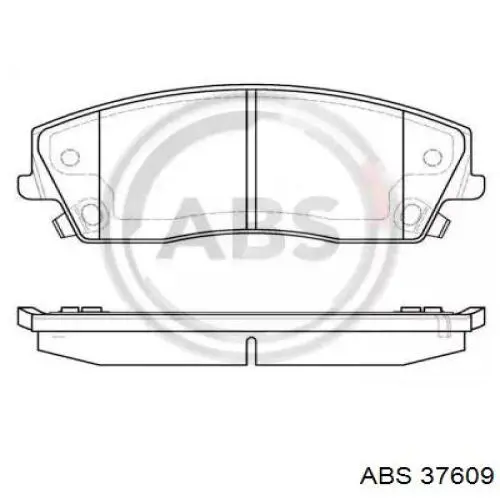 Передние тормозные колодки 37609 ABS