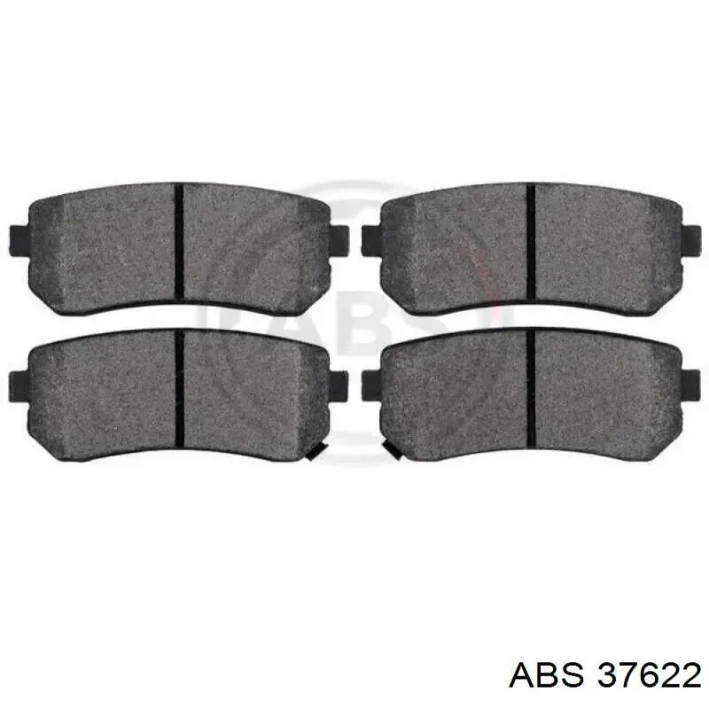 Compre 37622 ABS Sapatas do freio dianteiras de disco