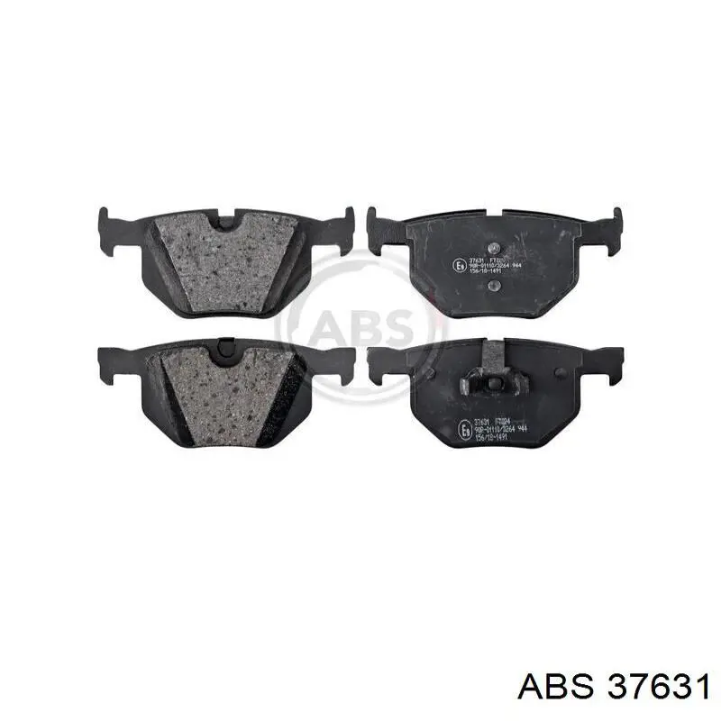 Купить 37631 ABS Колодки тормозные задние, дисковые