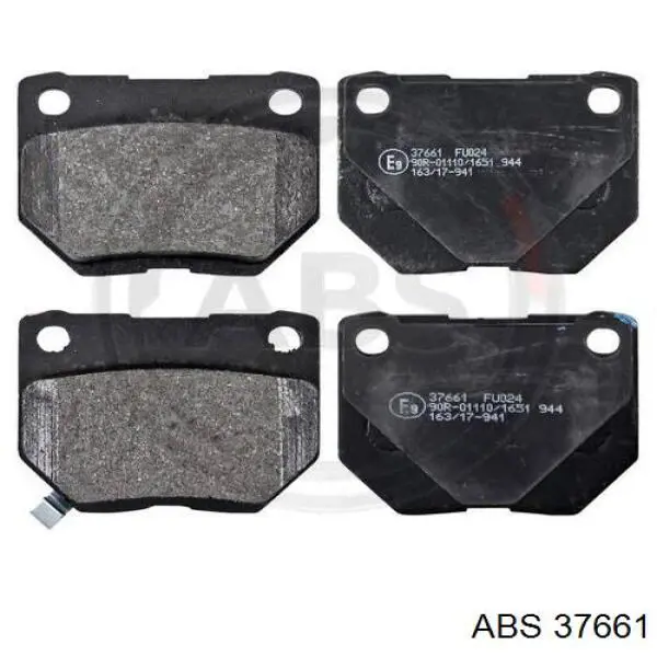 37661 ABS задние тормозные колодки