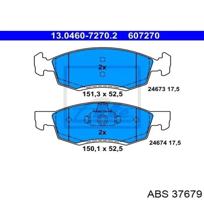 Колодки ABS 37679 цена, от 17.69 USD