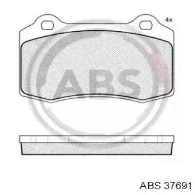 Передние тормозные колодки 37691 ABS