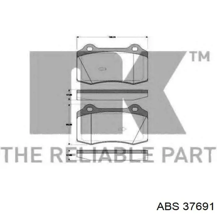 Передние тормозные колодки 986494486 Bosch