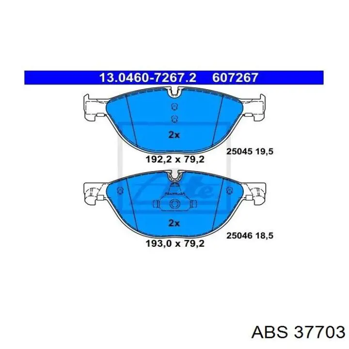 Колодки ABS 37703 цена, от 34.51 USD