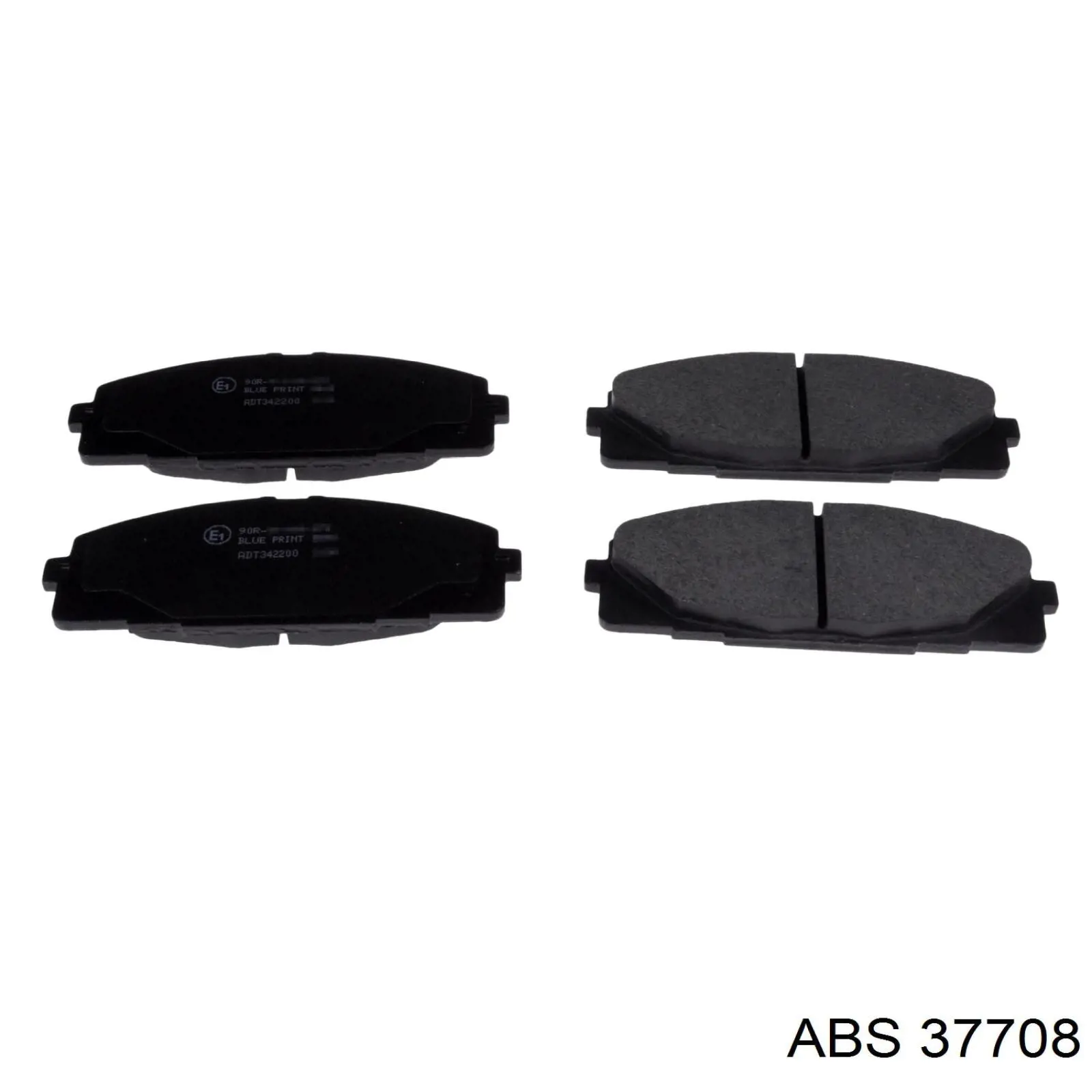 37708 ABS колодки тормозные передние дисковые