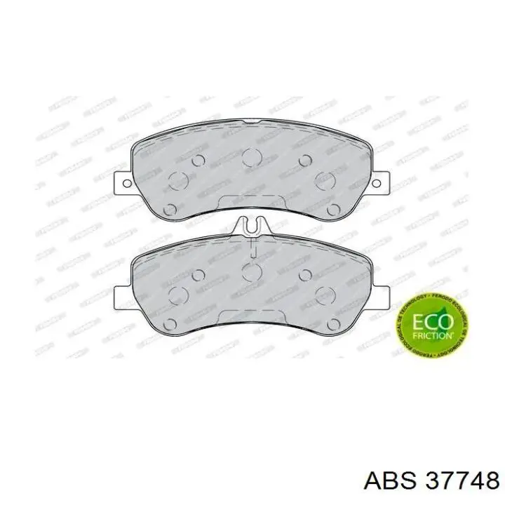 Купить 37748 ABS Колодки тормозные