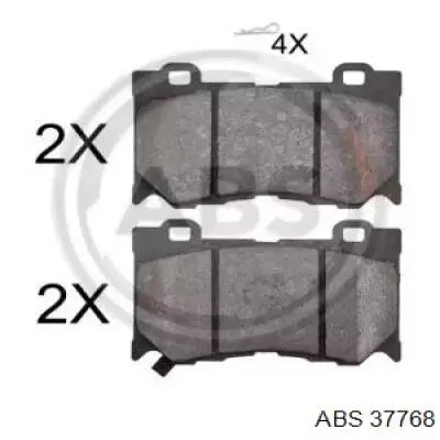 37768 ABS колодки тормозные передние дисковые