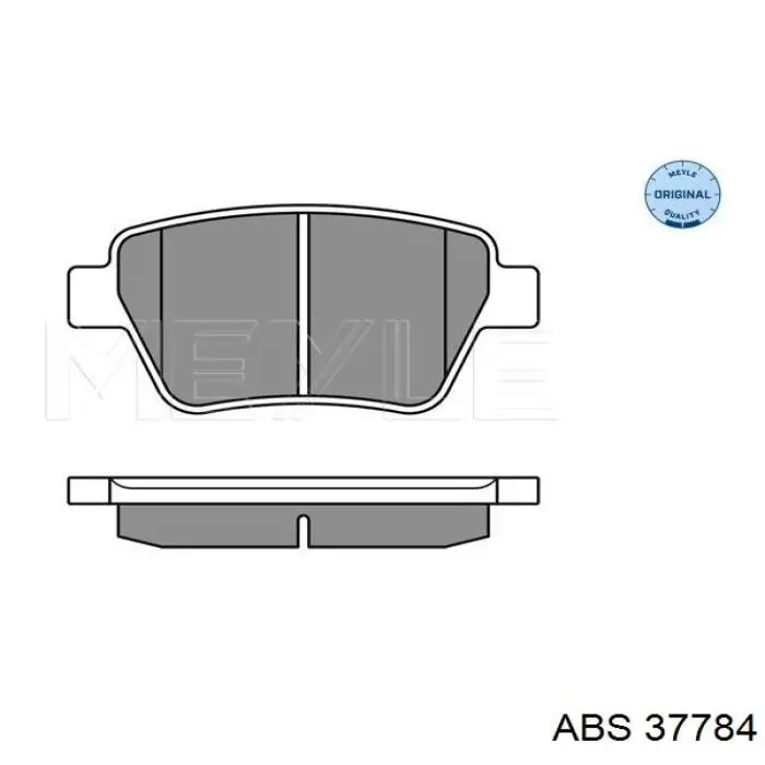 Колодки дисковые  ABS 37784 цена, от 15.40 USD
