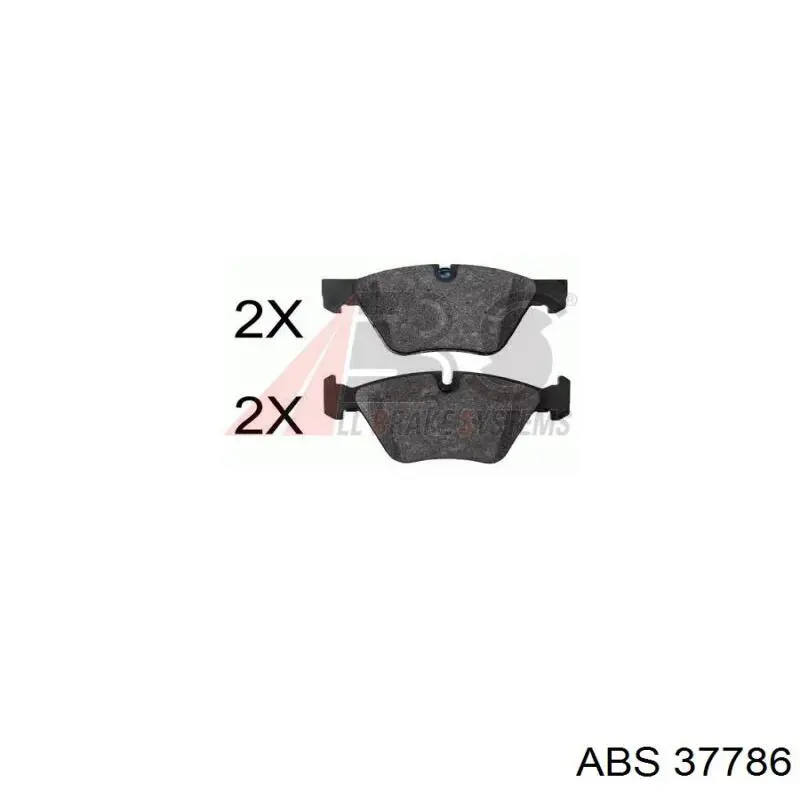 Колодки ABS 37786 цена, от 21.51 USD