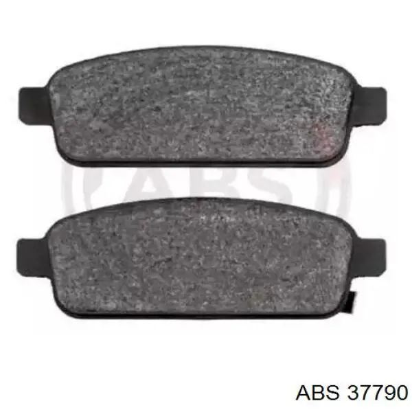 37790 ABS Колодки тормозные дисковые комплект