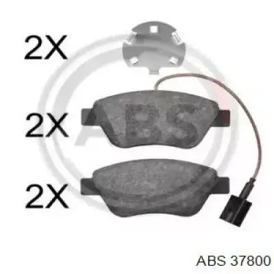 Передние тормозные колодки 37800 ABS