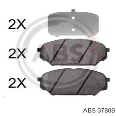 Передние тормозные колодки 37809 ABS