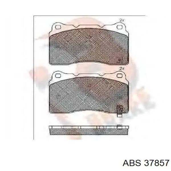 Тормозные колодки ABS 37857