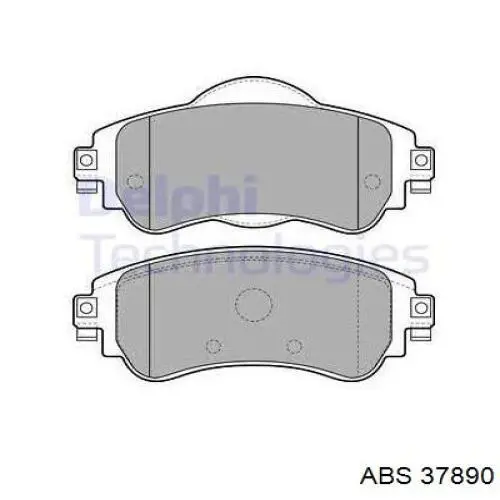 Передние тормозные колодки 37890 ABS