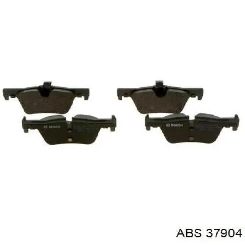 Compre 37904 ABS Sapatas do freio traseiras de disco