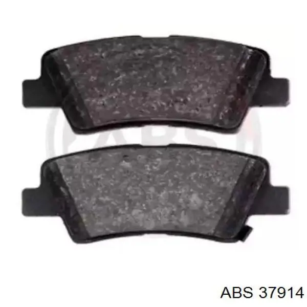 37914 ABS колодки тормозные задние дисковые