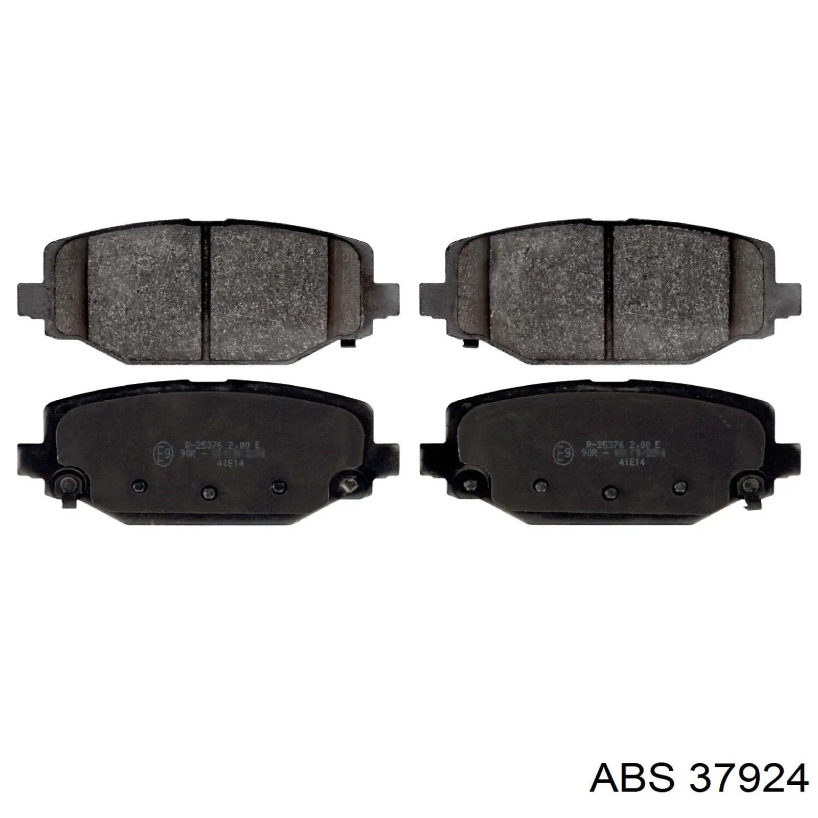 Купить 37924 ABS Колодки тормозные задние, дисковые