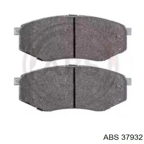 37932 ABS колодки тормозные передние дисковые