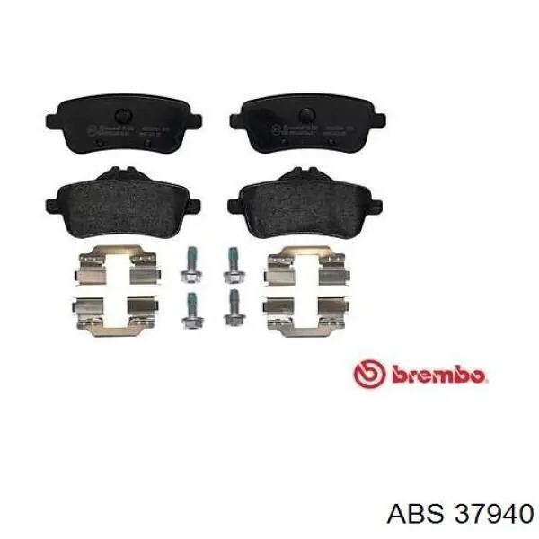 Купить 37940 ABS Колодки тормозные задние, дисковые