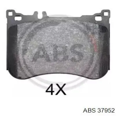 37952 ABS колодки тормозные передние дисковые