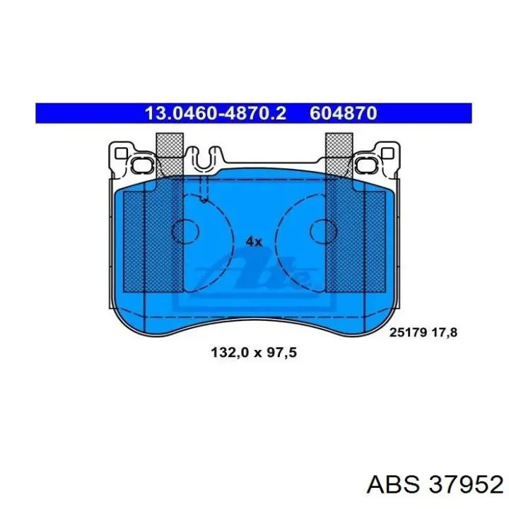 Колодки ABS 37952 цена, от 29.16 USD